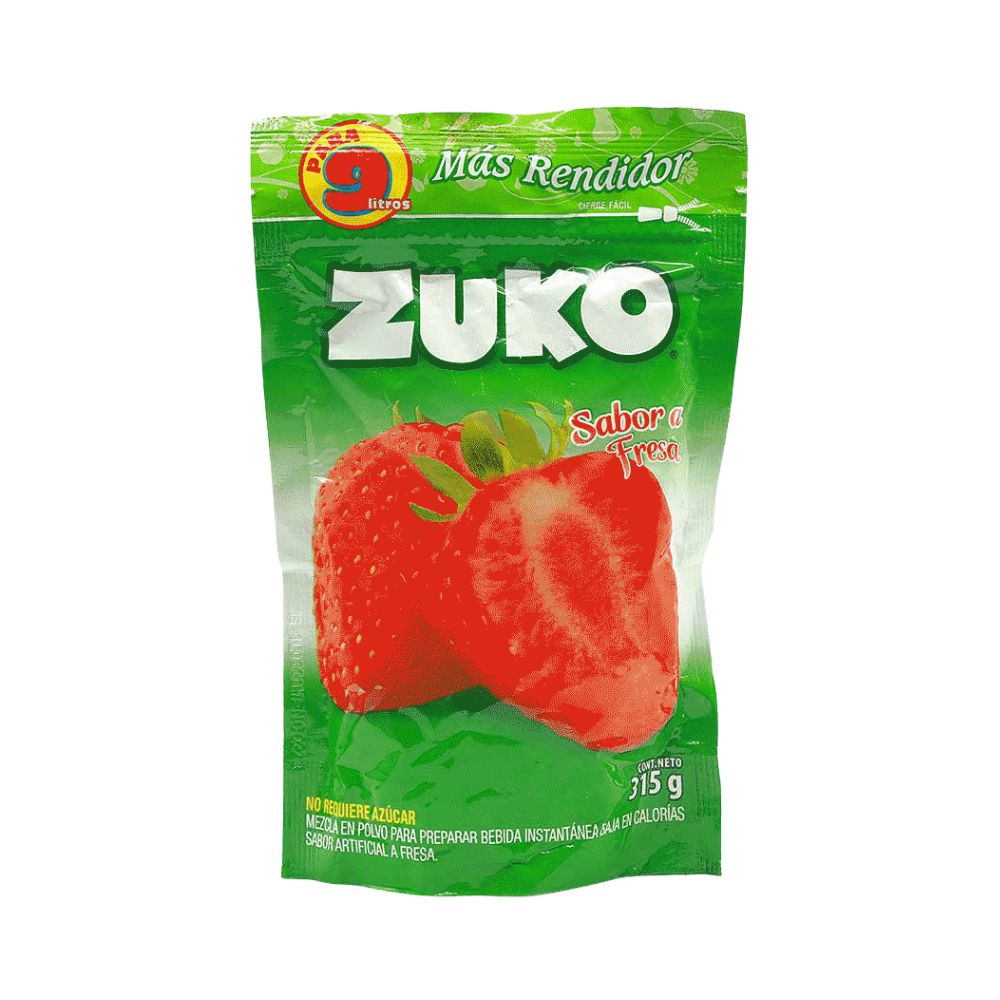 BEBIDA DE FRESA 315GR ZUKO