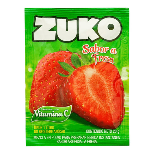 BEBIDA INSTANTANEA FRESA 20 GR ZUKO