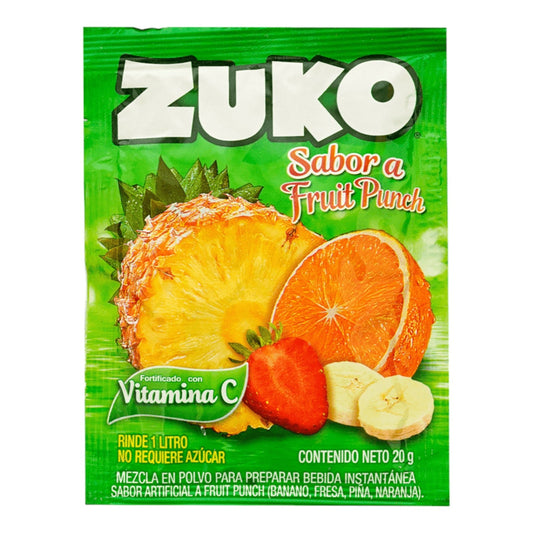 BEBIDA INSTANTANEA FRUIT PUNCH 20 GR ZUKO