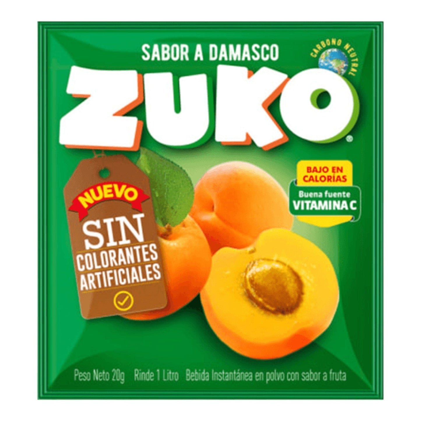 BEBIDA INSTANTANEA DURAZNO 20 GR ZUKO