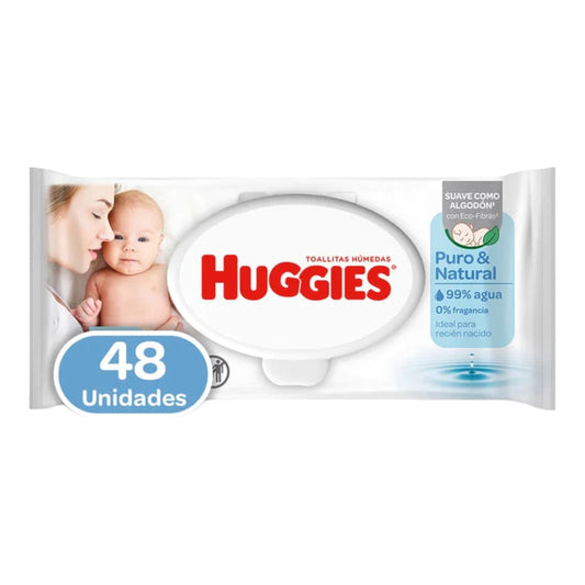 TOALLAS HUMEDAS RECIEN NACIDO 48 UN HUGGIES