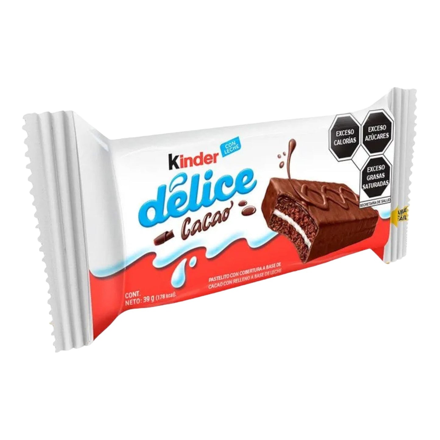 PASTELITO KINDER DELICE CACAO 39 GR KINDER DELICE