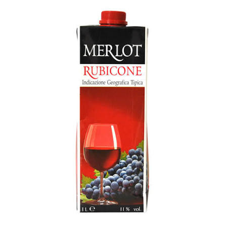 VINO MERLOT 1L RUBICONE