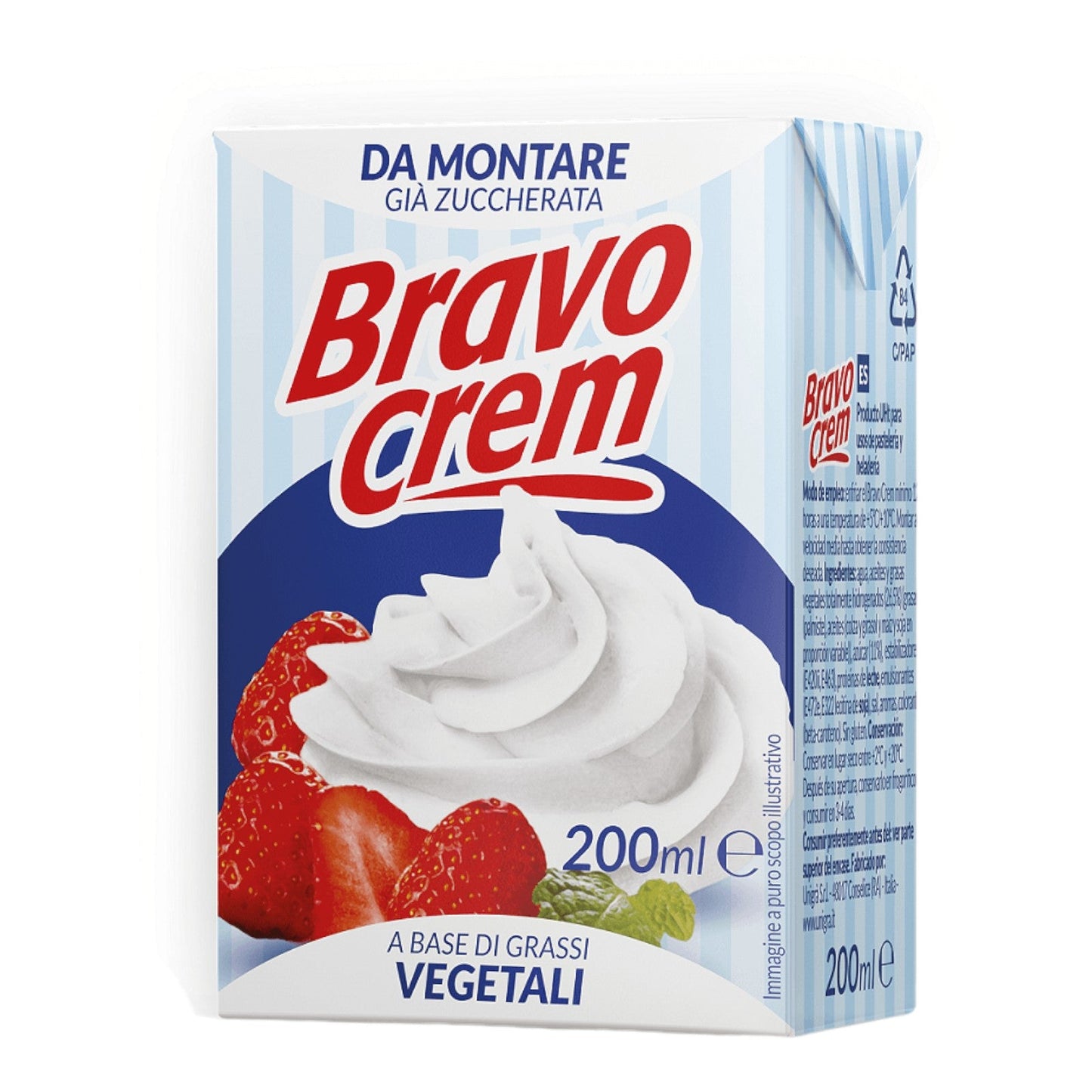 CREMA DULCE PARA BATIR 200 ML BRAVO CREAM