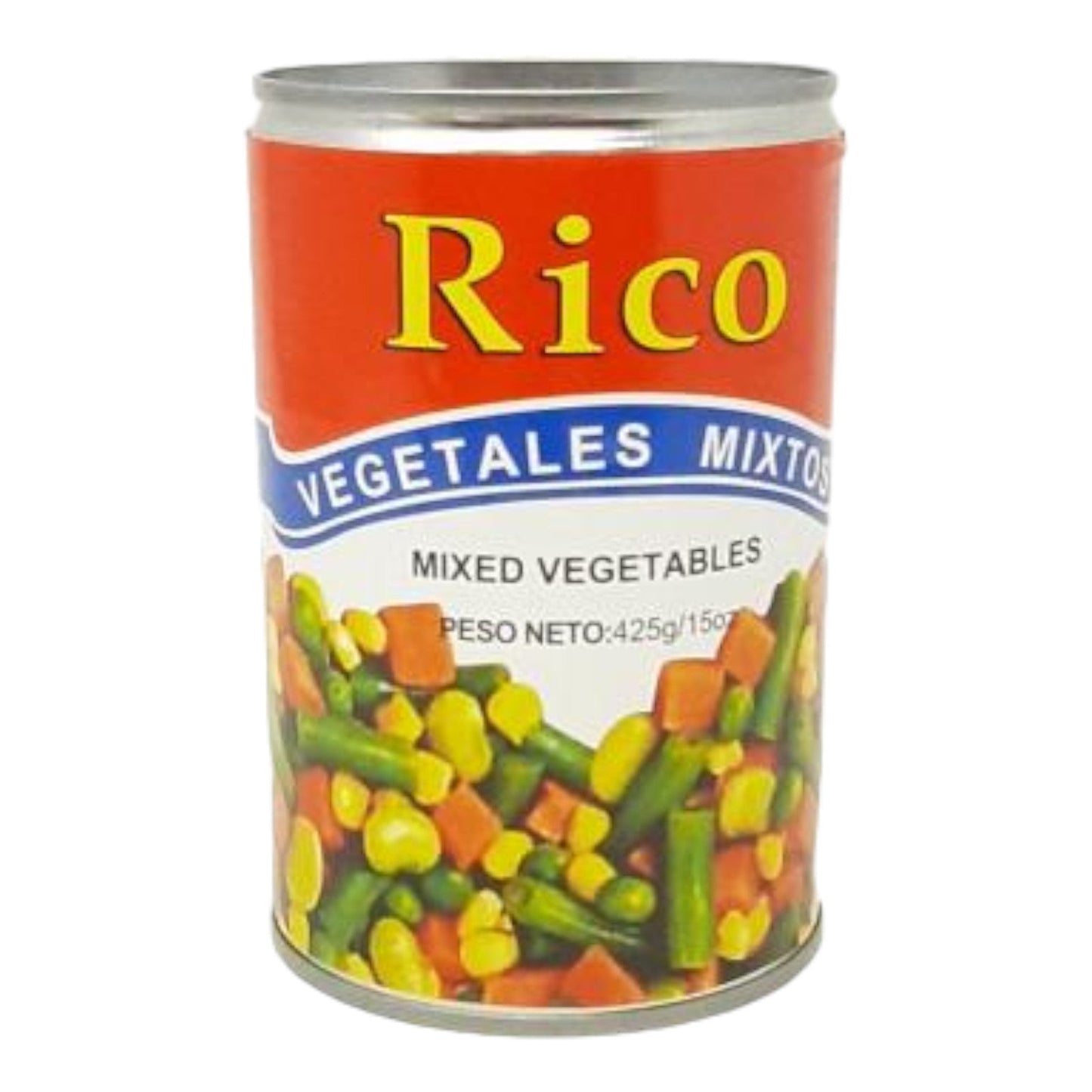 VEGETALES MIXTOS ENLATADOS 15 OZ RICO