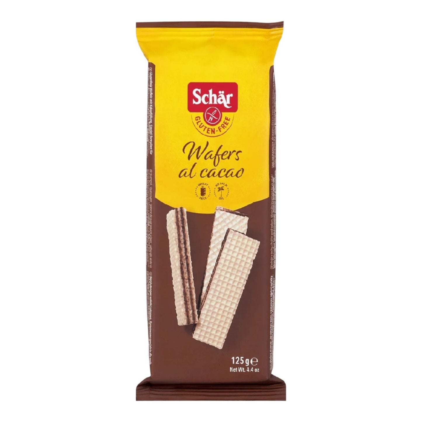 GALLETA WAFER CACAO GLUTREN FREE 125 GR SCHAR