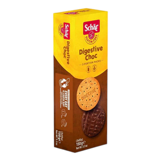 GALLETA DIGESTIVA CHOCOLATE GLUTEN FREE 150 GR SCHAR