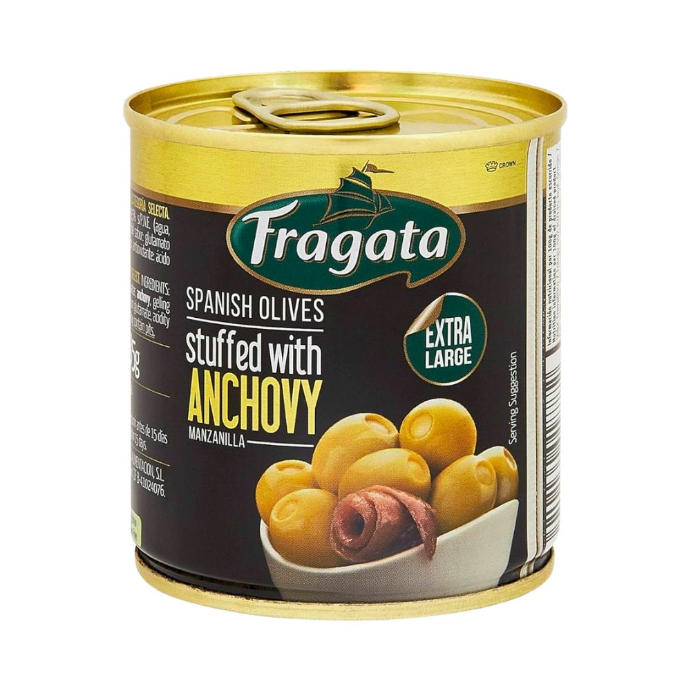 ACEITUNA RELLENA ANCHOAS 200 GR FRAGATA