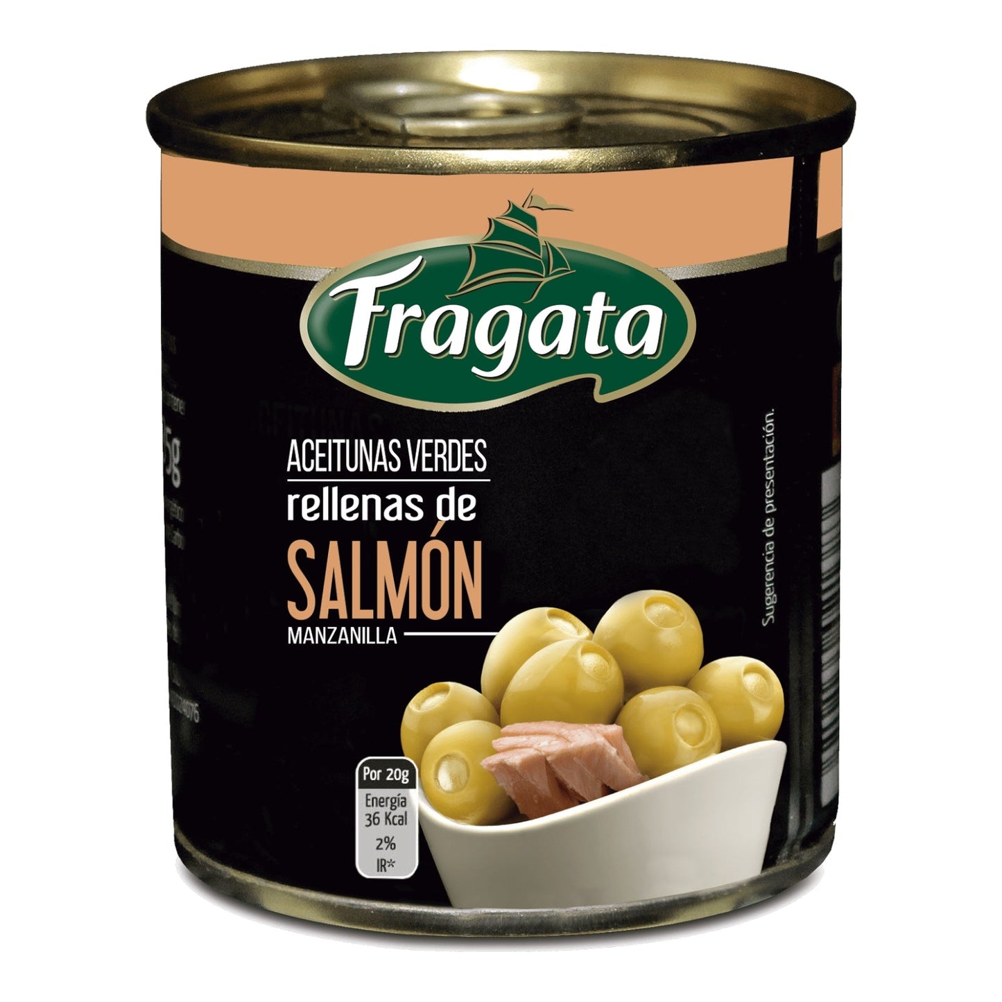 ACEITUNA RELLENA DE SALMON 200 GR FRAGATA