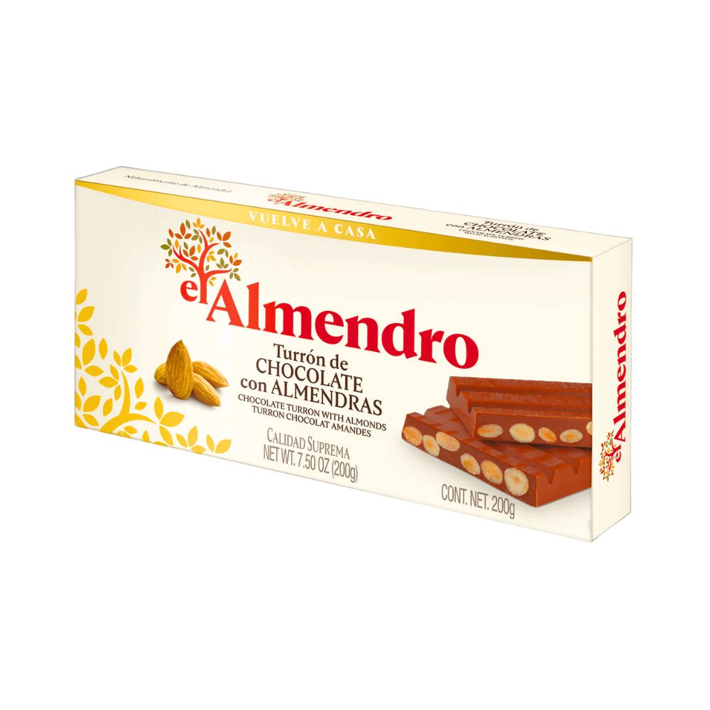 TURRON CHOC.C/ALMENDRA 200 GR - EL ALMENDRO
