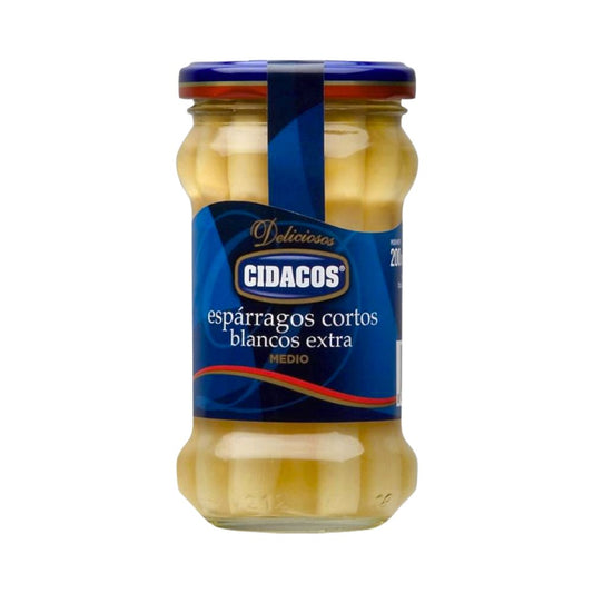 ESPARRAGO TARRO EXTRA-BLANCO 200GR CIDACOS