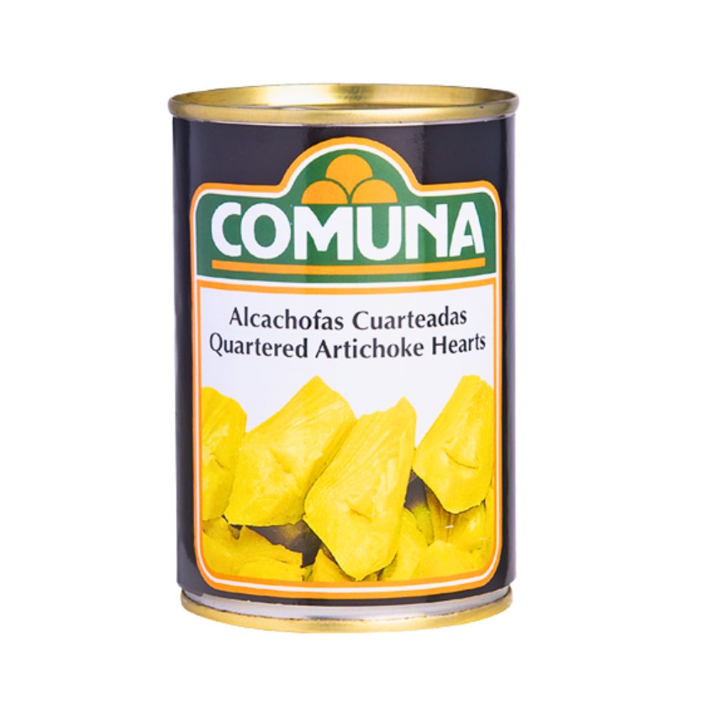 CORAZONES DE ALCACHOFAS CUARTEADAS 390GR COMUNA