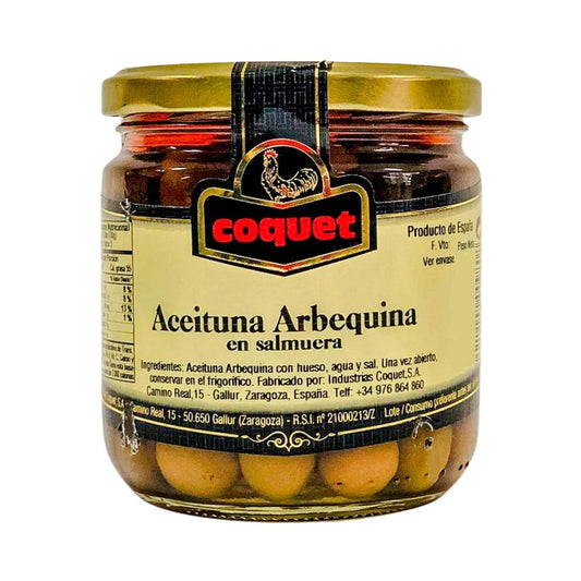 ACEITUNA ARBEQUINA 290GR COQUET