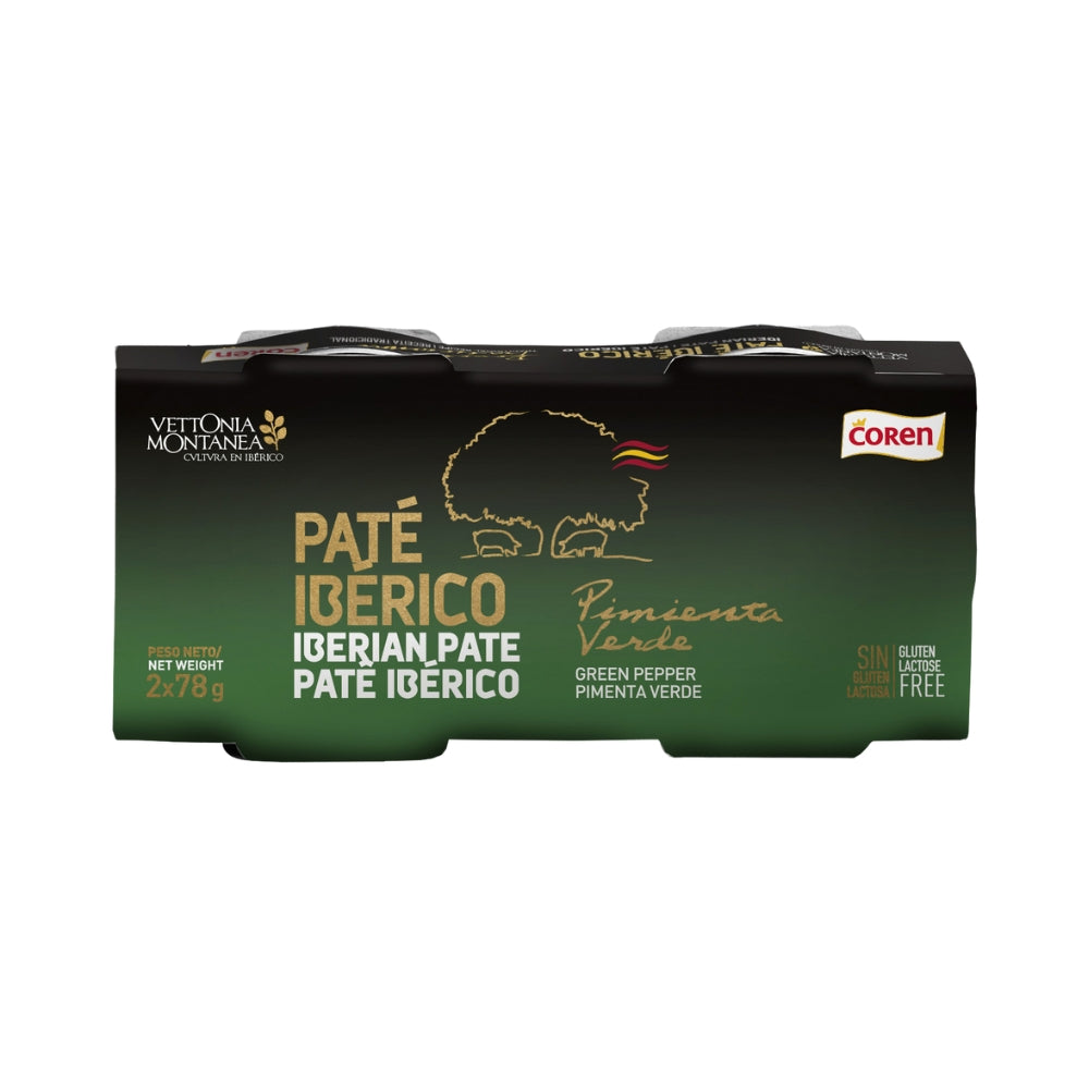 PATE IBERICO PIMIENTA VERDE 78GR LOURINO