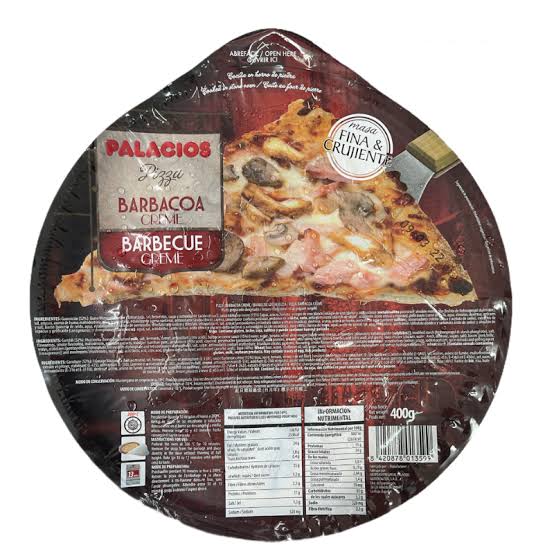 PIZZA BBQ CREME 400 GR PALACIOS PIZZA
