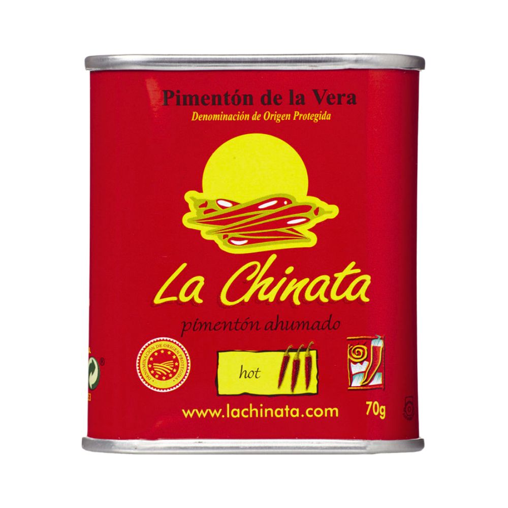 PIMENTON AHUMADO PICANTE  LATA 70 GR LA CHINITA