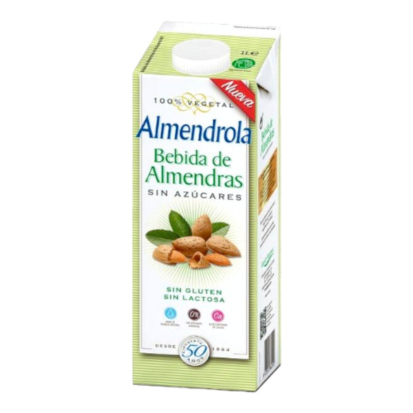 BEBIDA DE ALMENDRA SIN AZUCAR 1 LT ALMENDROLA