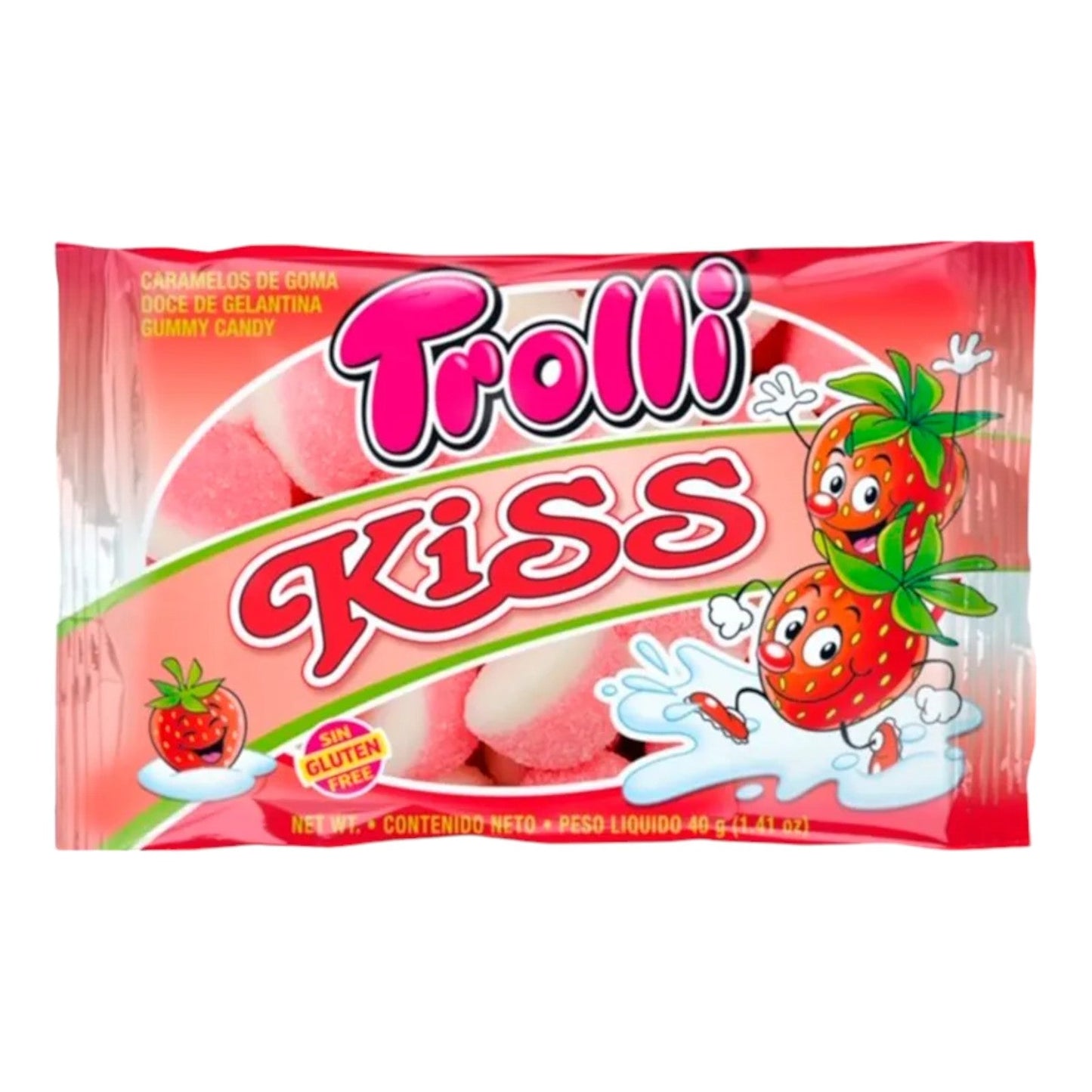 CARAMELO DE GOMA KISS 40 GR TROLLI