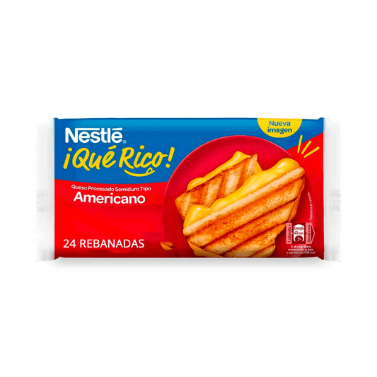 QUESO AMERICANO NESTLE 24 REBANADAS 384 GR NESTLE