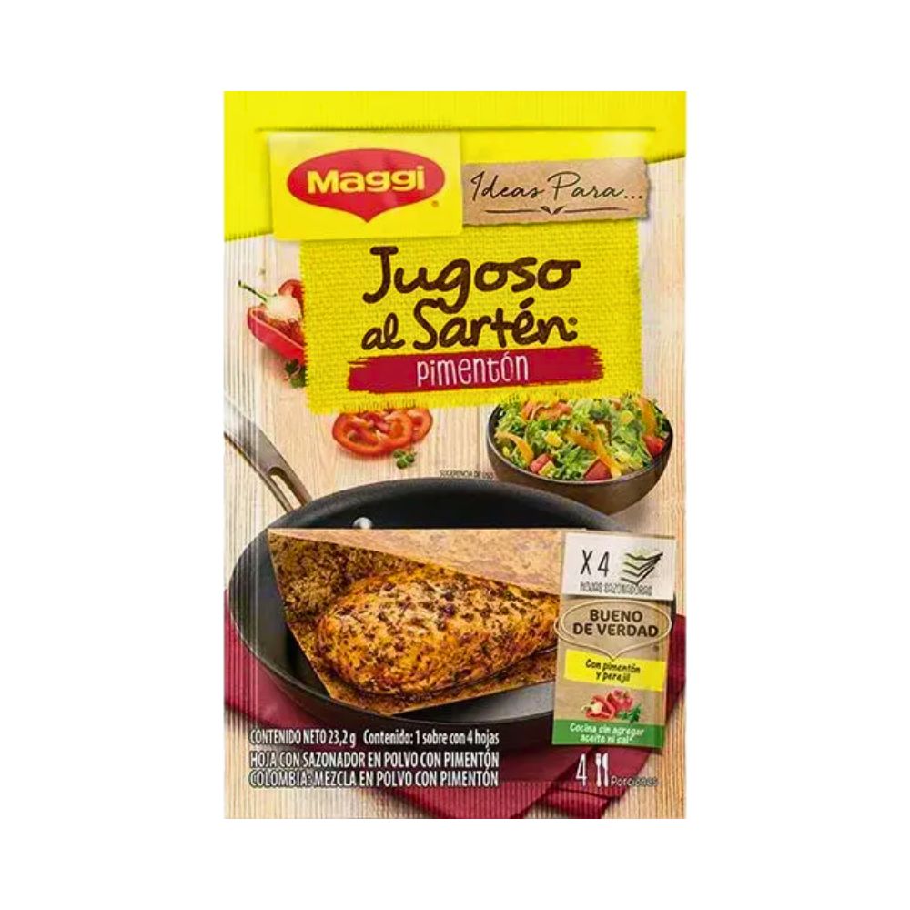 PAPELITOS SAZONADORES PIMENTON 23.2 GR MAGGI