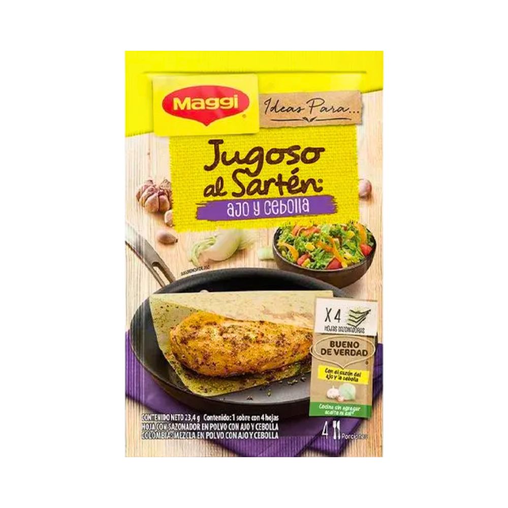 PAPELITOS SAZONADORES AJO Y CEBOLLA 23.4 GR MAGGI