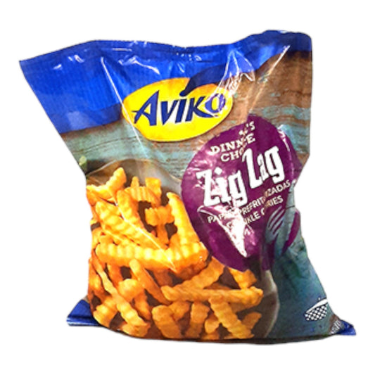 PAPAS FRITAS ZIGZAG CONGELADAS 1.65 LB AVIKO