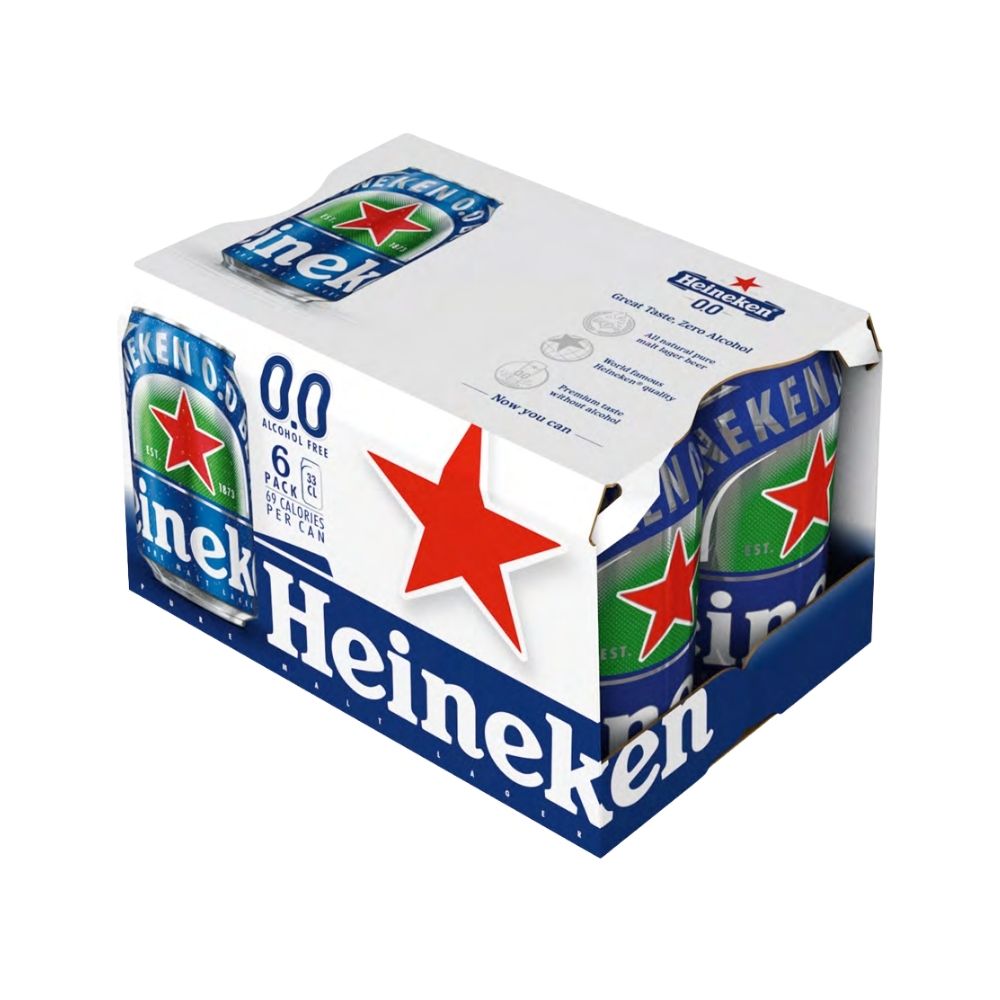 CERVEZA HEINEKEN 0% ALC. LATA 330 ML