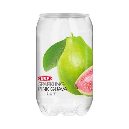 SPARKLING PINK GUAVA WATER 350ML OKF