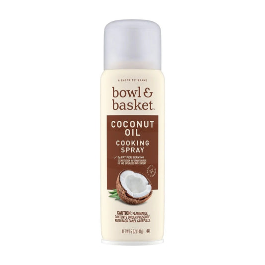 COCONUT OIL COOKING SPRAY 5 OZ BOWL & BASKET