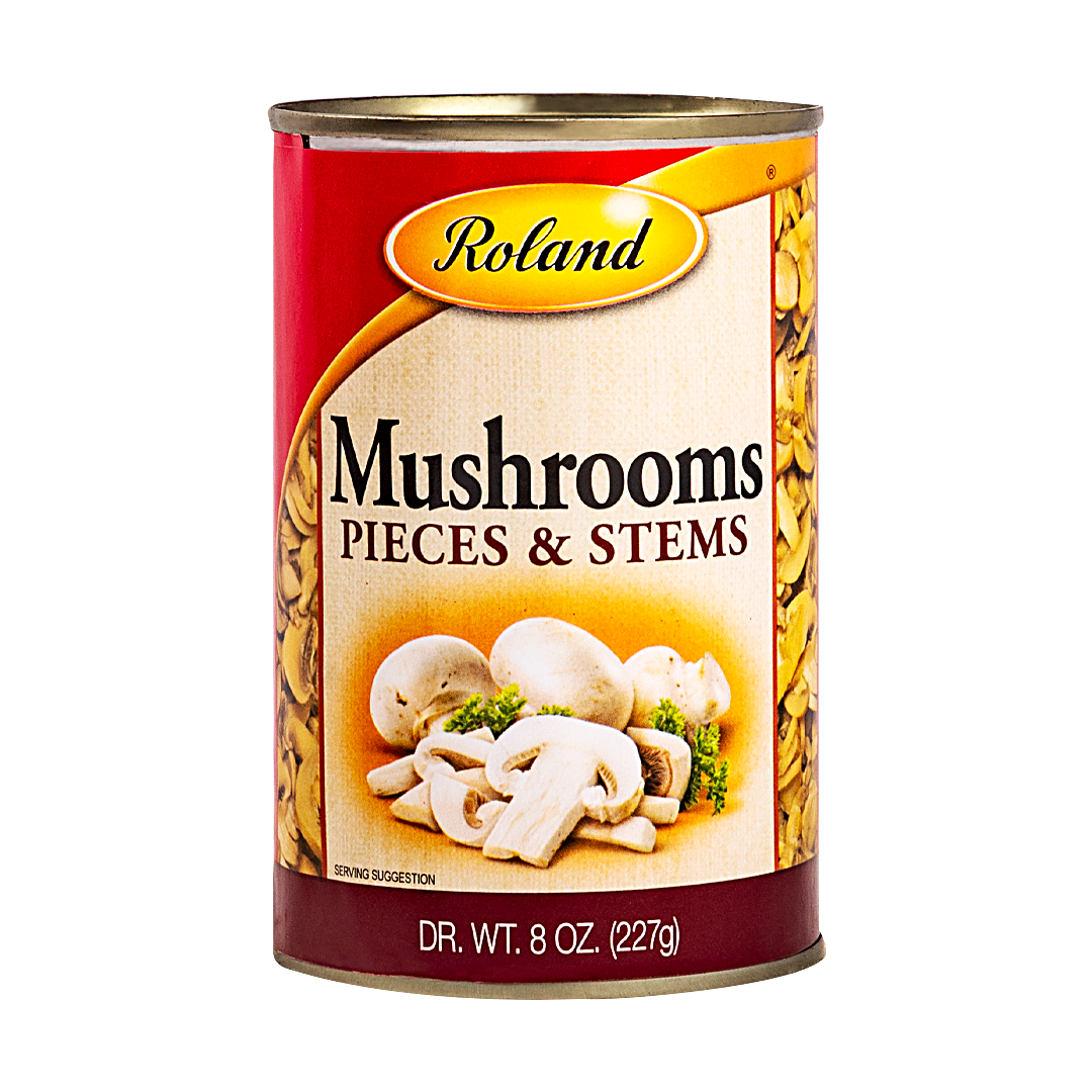 CHAMPIÑONES EN TROZOS & TALLOS 8 OZ ROLAND