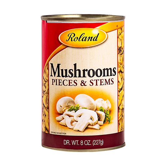 CHAMPIÑONES EN TROZOS & TALLOS 8 OZ ROLAND