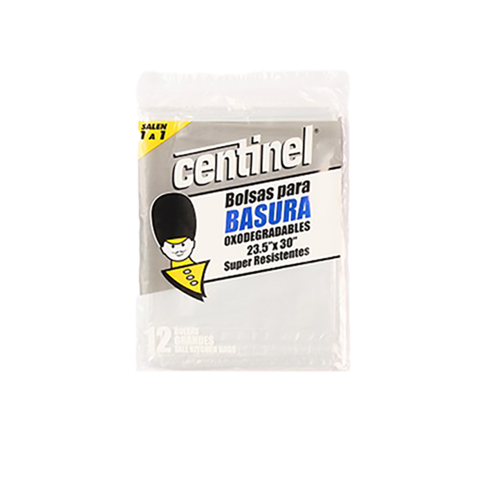 BOLSA PARA BASURA TRANSPARENTE 23.5¨ X 30¨ CENTINEL