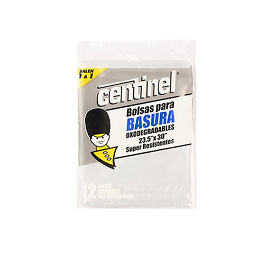BOLSA PARA BASURA TRANSPARENTE 23.5¨ X 30¨ CENTINEL