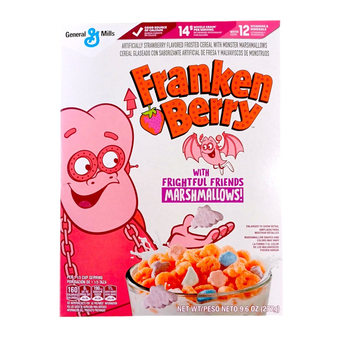 CEREAL FRANKEN BERRY MARSHMALLOWS 9.6 OZ GENERAL MILLS