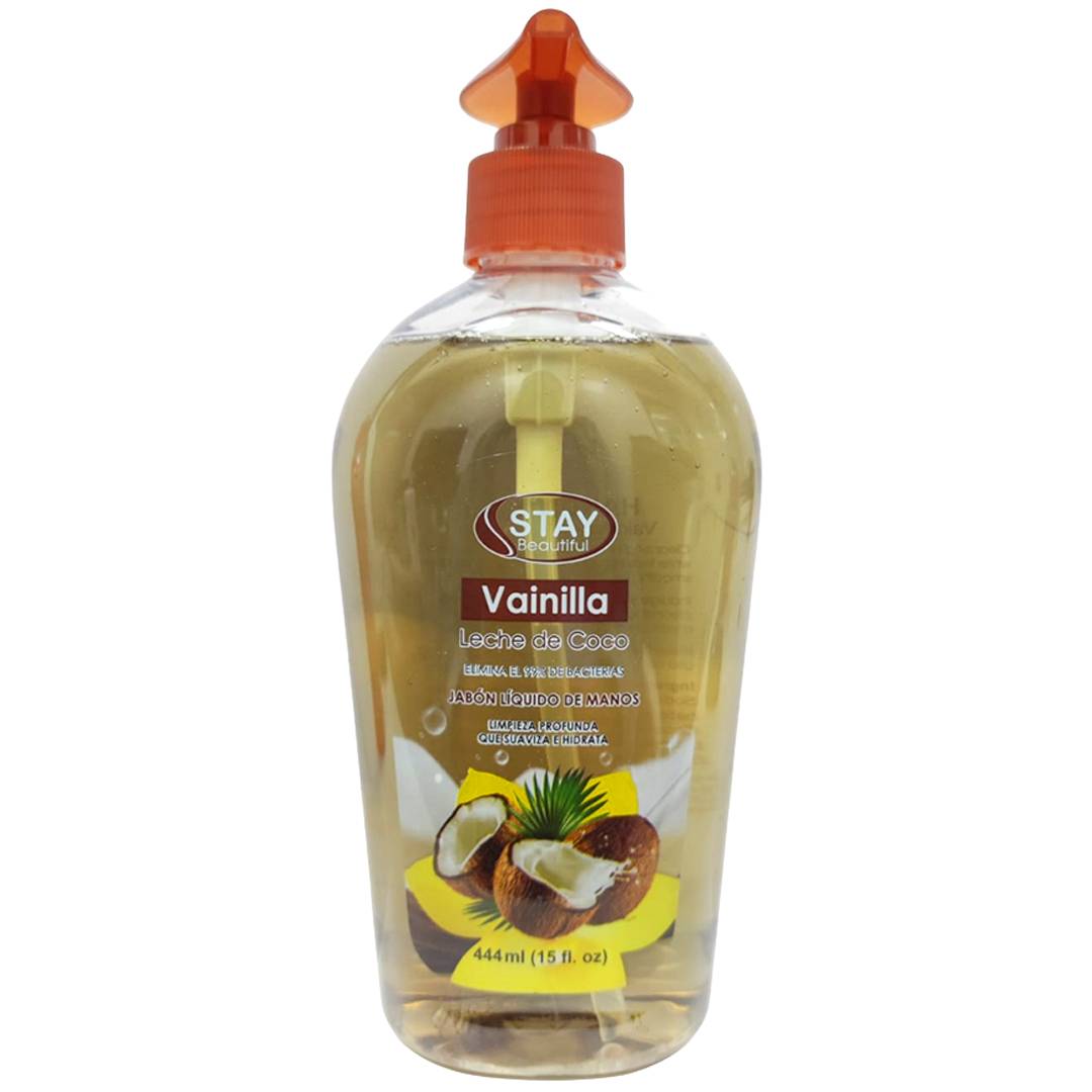 JABON LIQUIDO VAINILLA Y COCO 444 ML STAY BEATIFUL