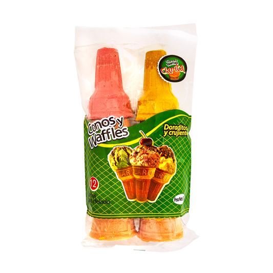 CONOS Y WAFFLES CLARITA CONO DE COPA CHICO 12 UND