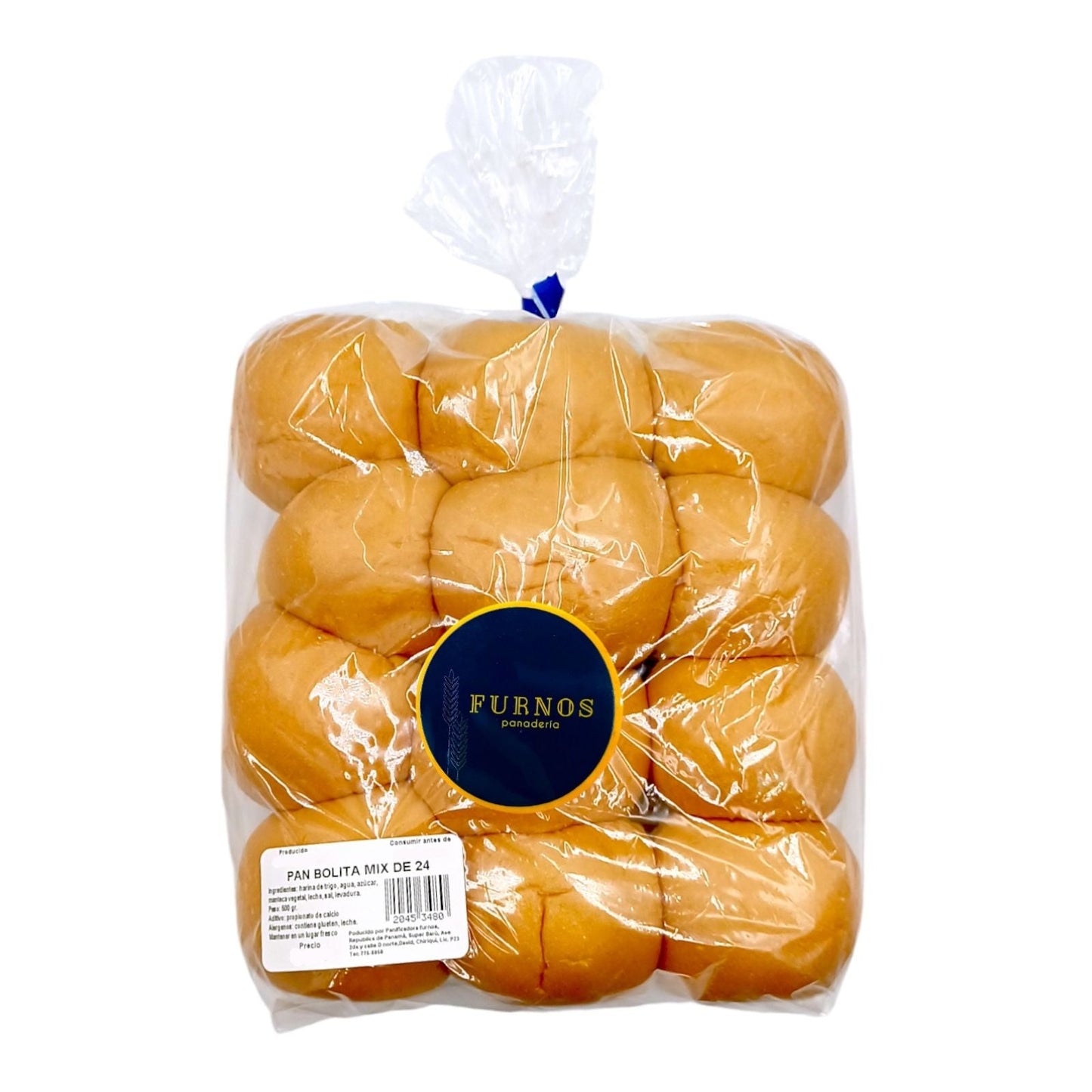 PAN BOLITA MIX EMPACADO 24 UND FURNOS