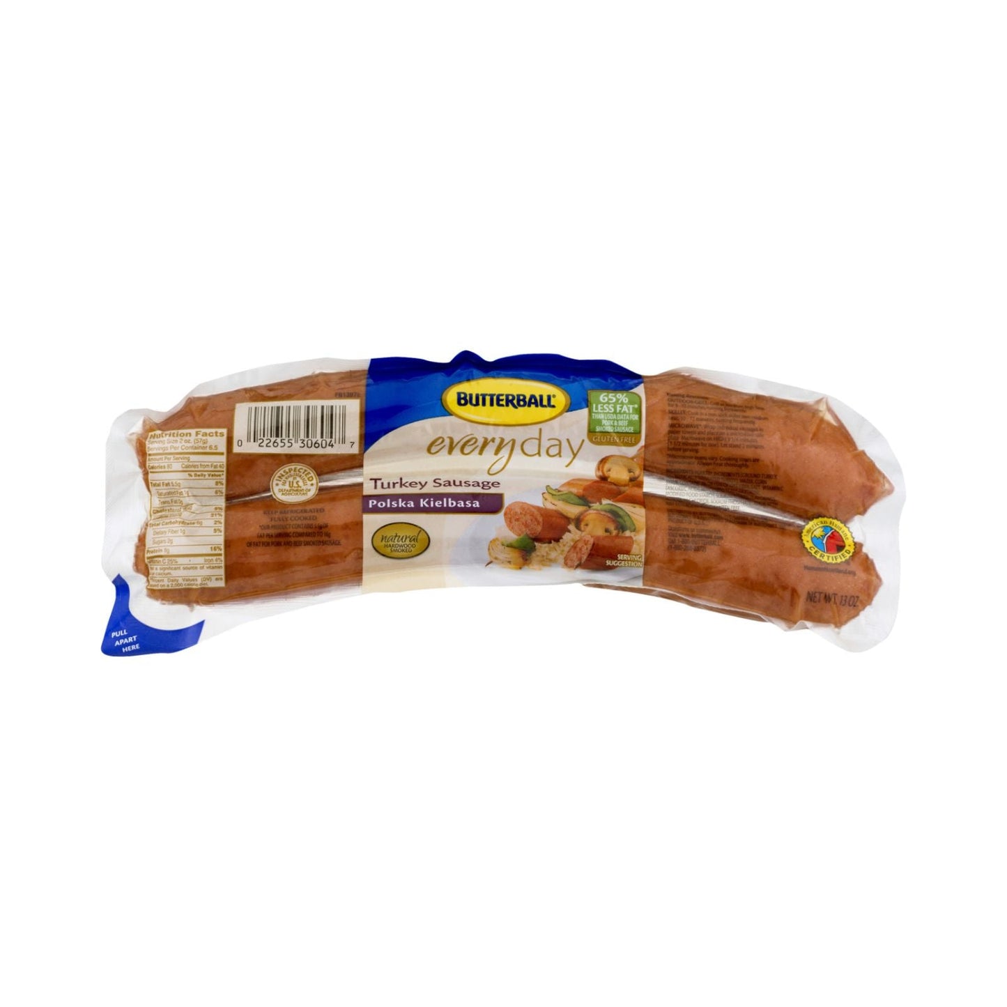 TURKEY SAUSAGE POLSKA KIELBASA EVERYDAY 14 OZ BUTTERBALL