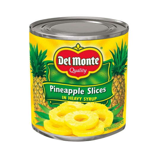 PINEAPPLE SLICES DEL MONTE IN HEAVY SYRUP 567 GR DEL MONTE