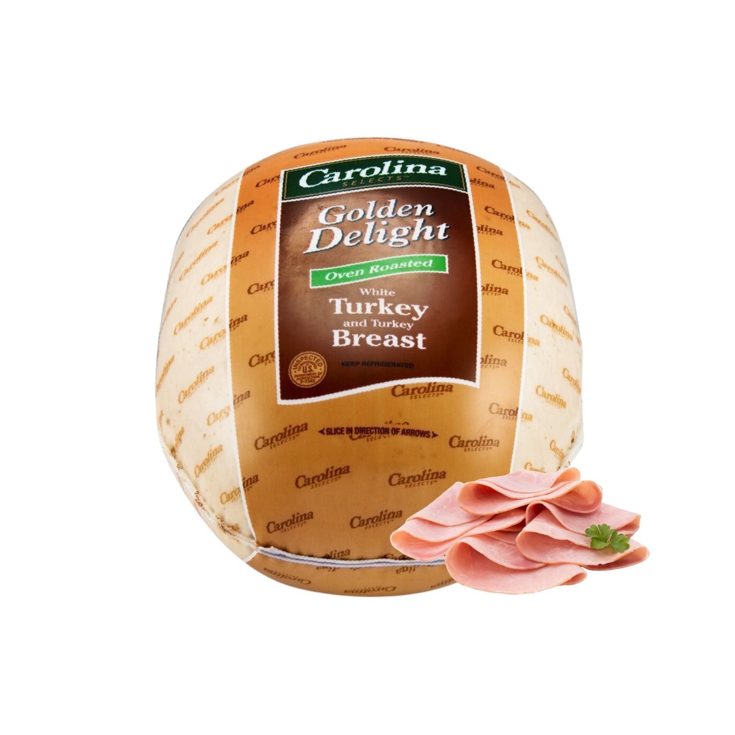 PECHUGA DE PAVO GOLDEL DELIGHT OVEN ROASTED WHITE TURKEY POR KG CAROLINA TURKEY