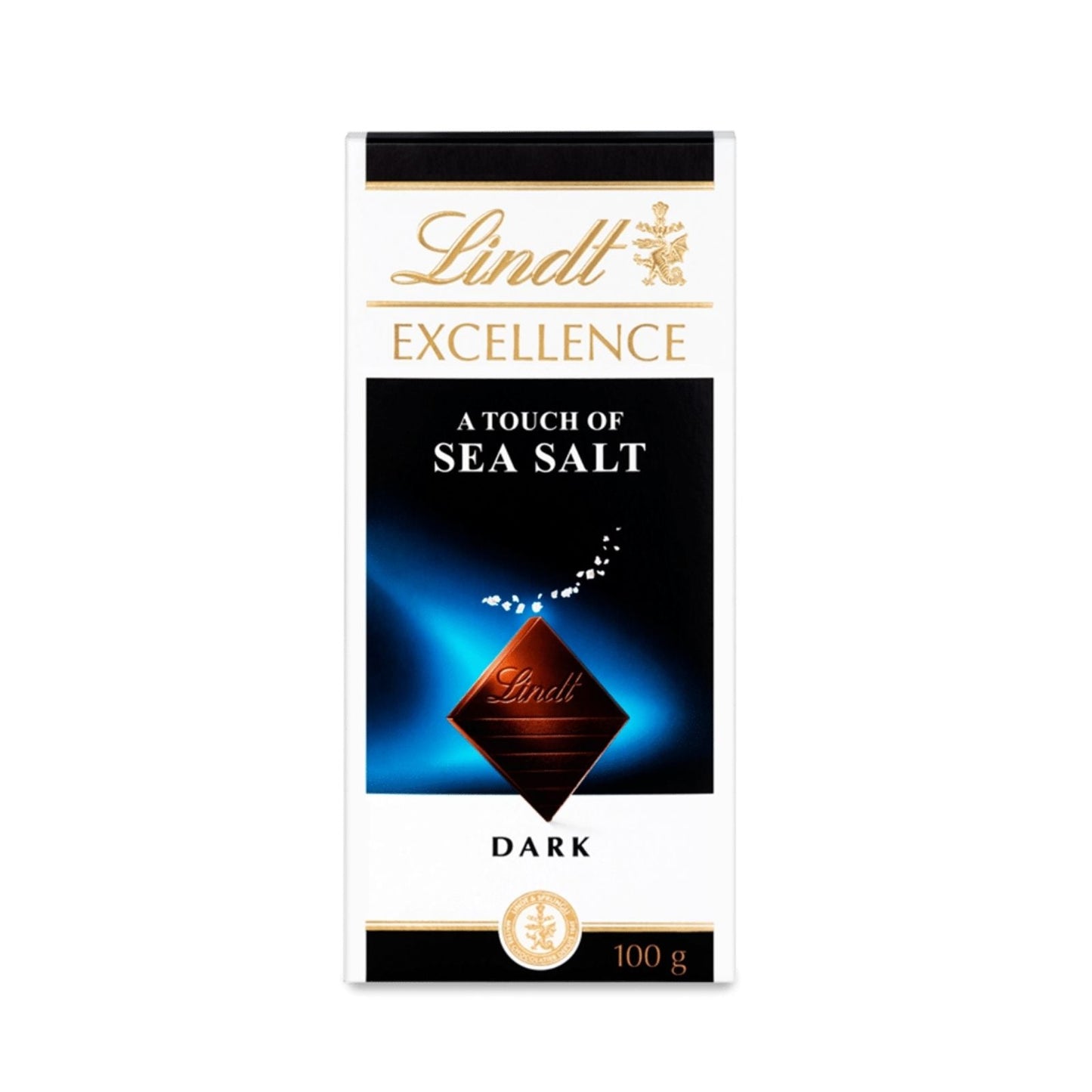 DARK CHOCOLATE A TOUCH  OF SEA SALT 100 GR LINDT