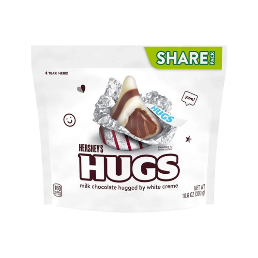 CHOCOLATE KISSES HUGS 10.6 OZ HERSHEY'S