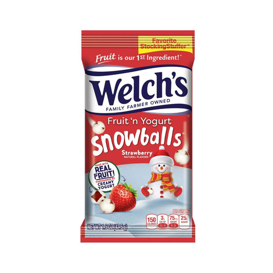 FRUIT'N YOGURT SNOWBALLS STRAWBERRY 1.5OZ WELCH'S