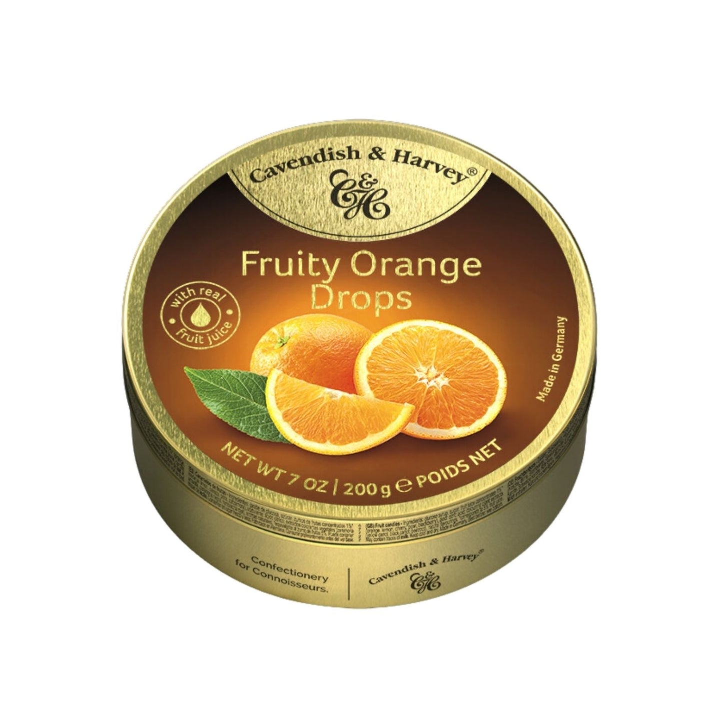 FRUIT ORANGE DROPS 200 GR CAVENDISH & HARVEY