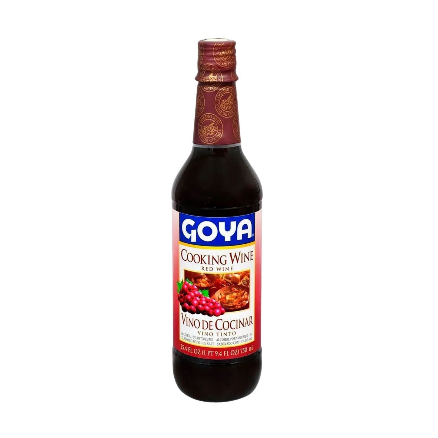 VINO TINTO PARA COCINAR 750 ML GOYA