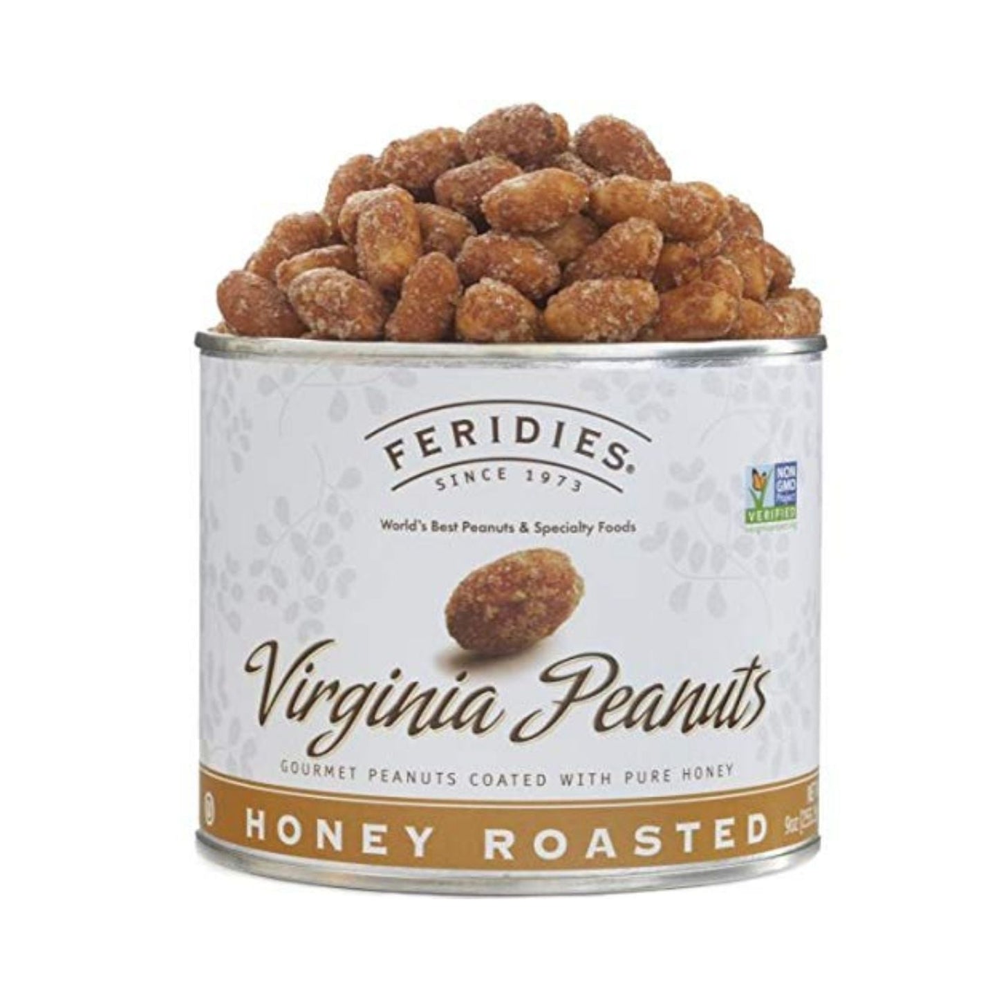 VIRGINIA PEANUTS HONEY ROASTED PEANUT 9 OZ FERIDIES