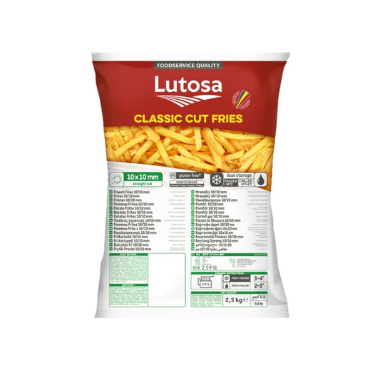 PATATAS CLASSIC CUT FRIES 2.5 KG LUTOSA