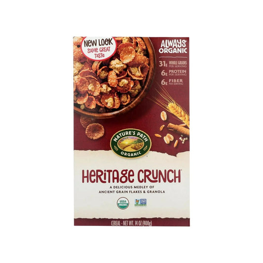 CEREAL HERITAGE CRUNCH GLUTEN FREE 13.25 OZ NATURE'S PATH