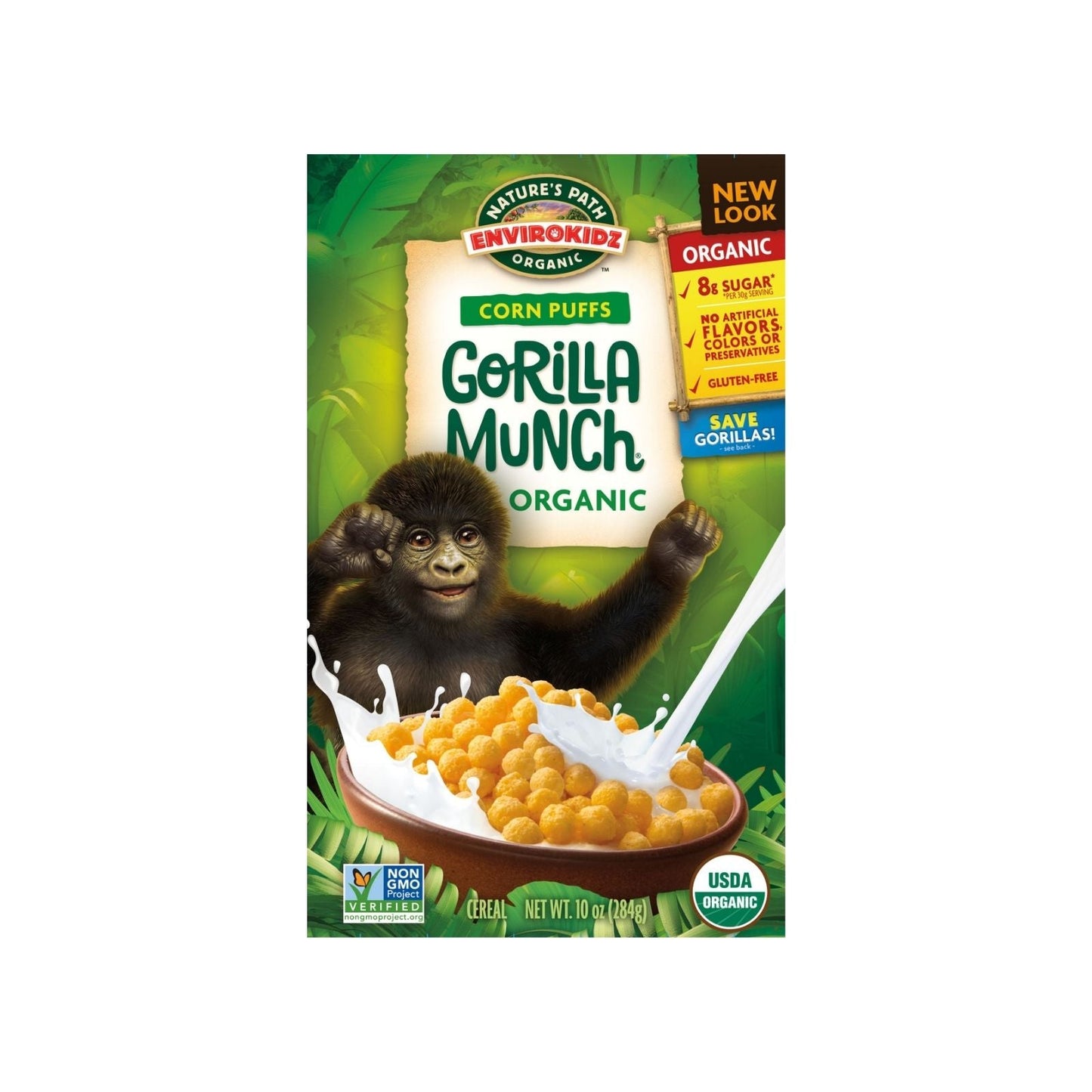 CEREAL GORILLA MUNCH GLUTEN FREE 10 OZ NATURE'S PATH