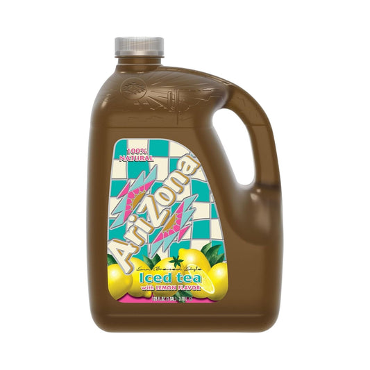 ARIZONA ICED TEA WITH LEMON FLAVOR 128 OZ ARIZONA